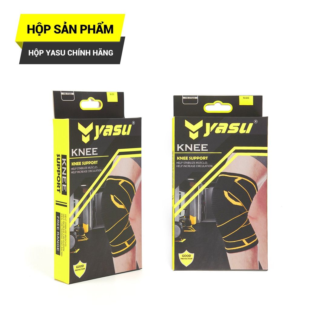 Bó gối Yasu CS06 có dây đai - màu ngẫu nhiên