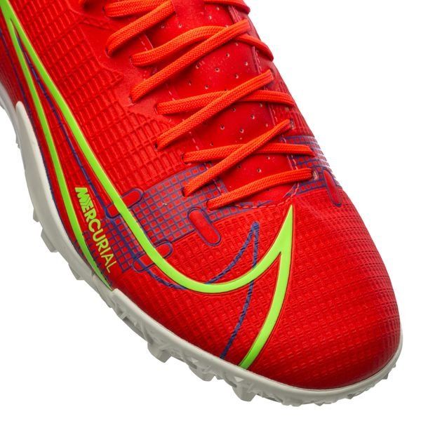 Nike Mercurial Vapor 14 Academy TF Spectrum - Bright Crimson/Metallic Silver