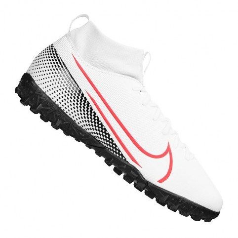 Nike Mercurial Superfly 7 Academy TF LAB2 - White/Laser Crimson/Black Kids