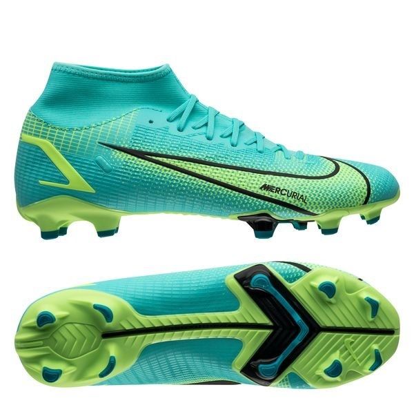 Nike Mercurial Superfly 8 Academy MG Impulse - Dynamic Turq/Lime Glow