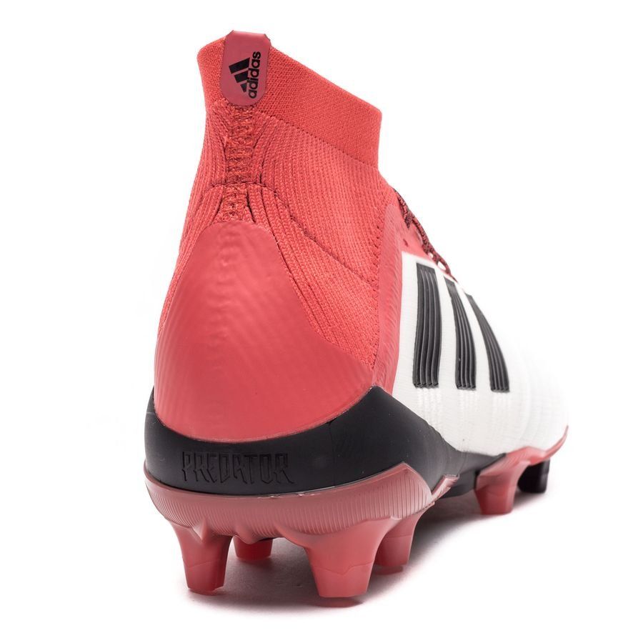 adidas Predator 18.1 FG/AG Cold Blooded - Footwear White/Core Black/Real Coral