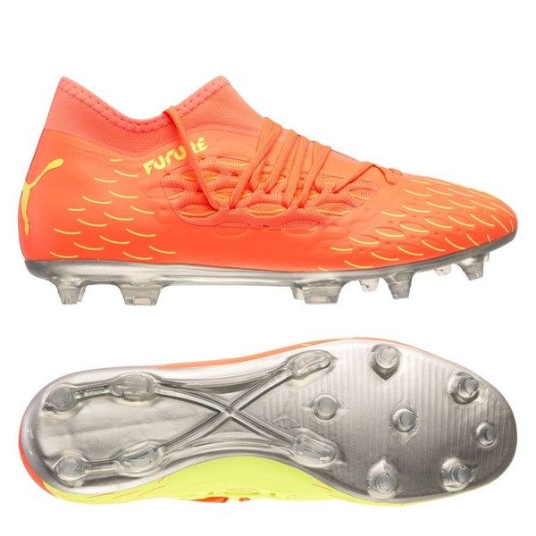 PUMA Future 5.3 Netfit FG/AG Rise - Energy Peach/Fizzy Yellow