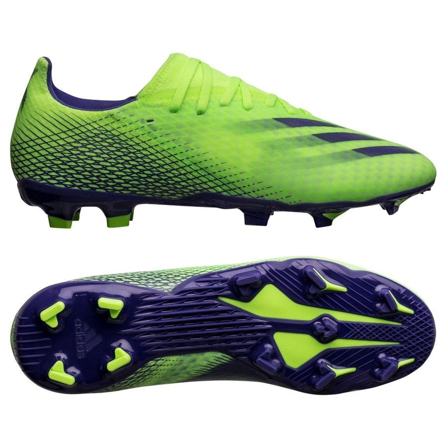 adidas X Ghosted .3 FG/AG Precision To Blur - Signal Green/Energy Ink
