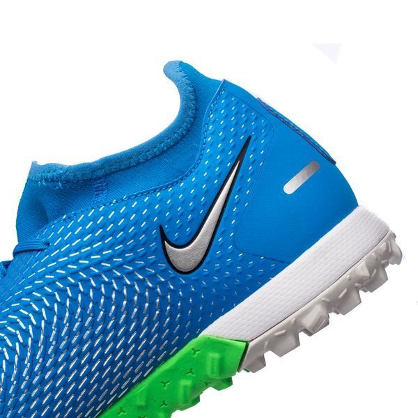 Nike Phantom GT Academy DF TF Spectrum - Photo Blue/Metallic Silver/Rage Green