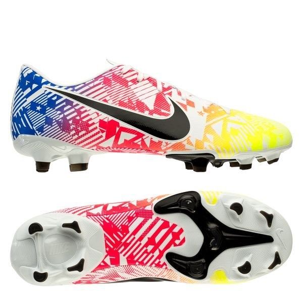 Nike Mercurial Vapor 13 Academy MG NJR Jogo Prismatico - White/Black/Racer Blue/Volt