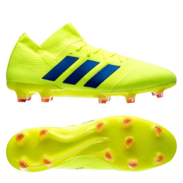 adidas Nemeziz 18.1 FG/AG Exhibit - Solar Yellow/Blue