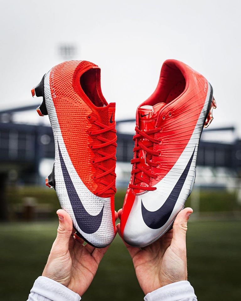 Nike Mercurial Vapor 13 Elite FG Future DNA - Max Orange/Metallic Silver/Black LIMITED EDITION