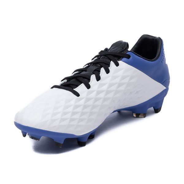 Nike Tiempo Legend 8 Pro FG Daybreak - White/Black/Hyper Royal/Metallic Silver