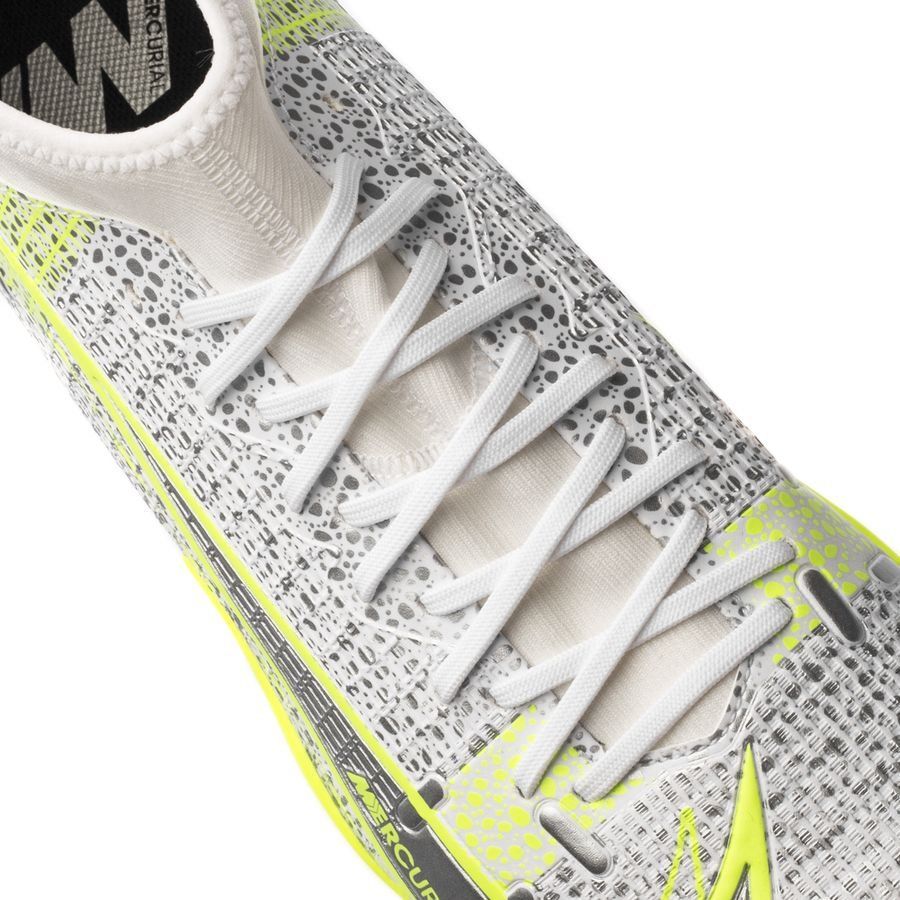 Nike Mercurial Superfly 8 Academy TF Silver Safari - White/Black/Metallic Silver/Volt