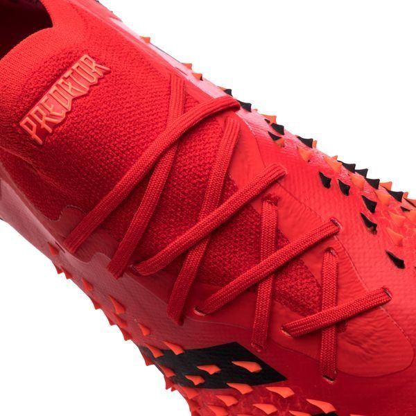 adidas Predator Freak .1 Low FG Meteorite - Red/Core Black/Solar Red