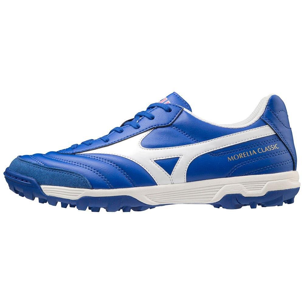 MIZUNO MORELIA SALA CLASSIC TF REACH BEYOND - REFLEX WHITE/BLUE