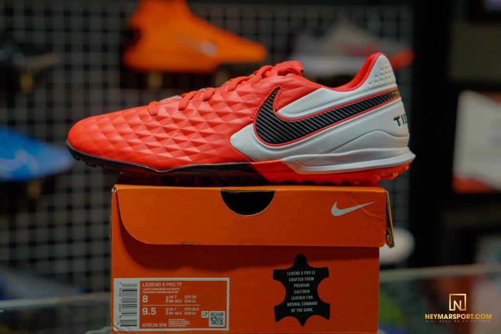 NIKE TIEMPO LEGEND 8 REACT PRO TF FUTURE LAB - LASER CRIMSON/WHITE/BLACK