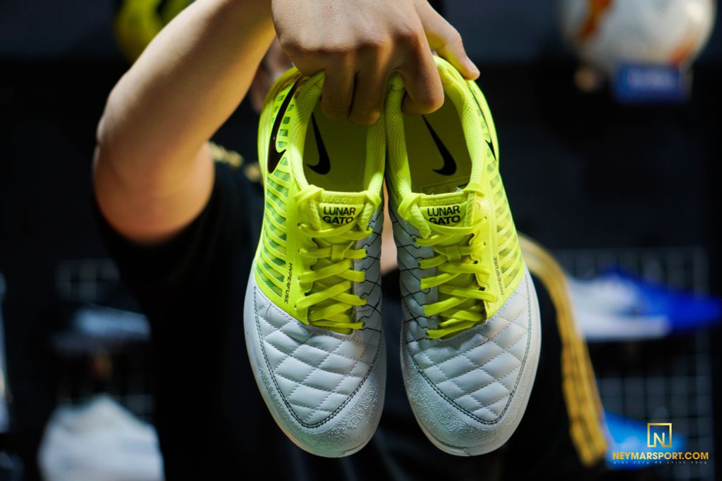 Nike Lunargato II IC - Lemon Venom/Black/White