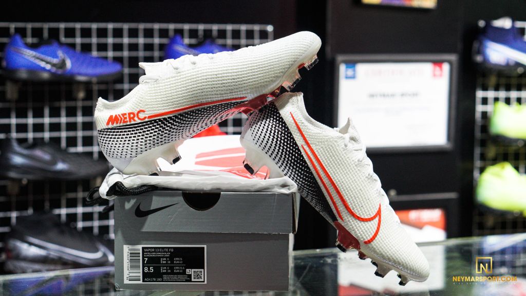 Nike Mercurial Vapor 13 Elite FG LAB2 - White/Laser Crimson/Black