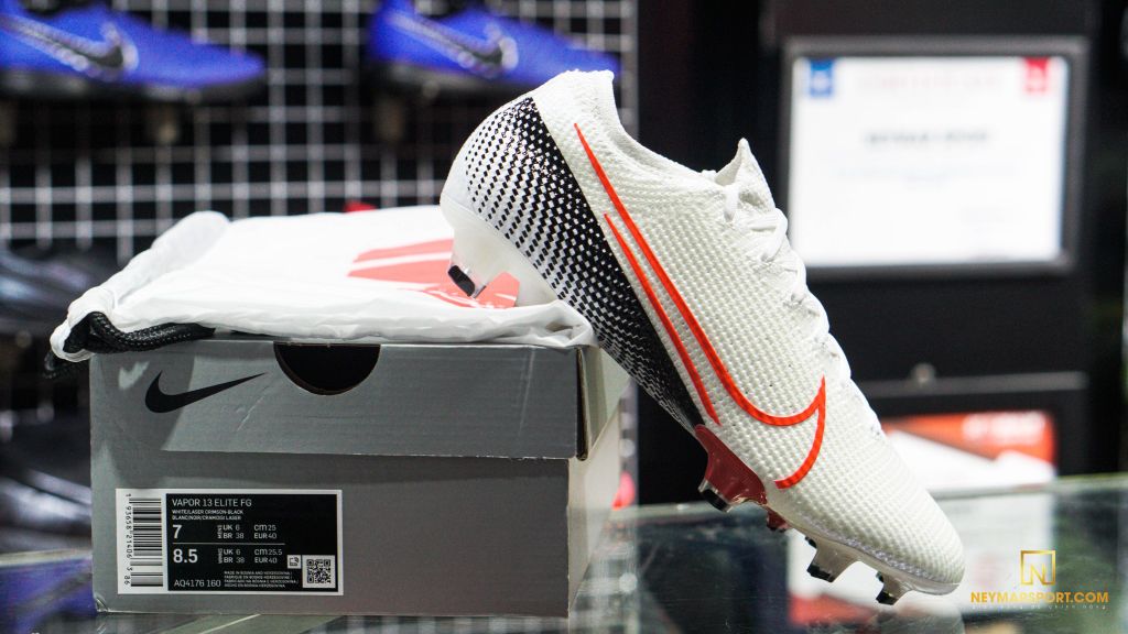 Nike Mercurial Vapor 13 Elite FG LAB2 - White/Laser Crimson/Black