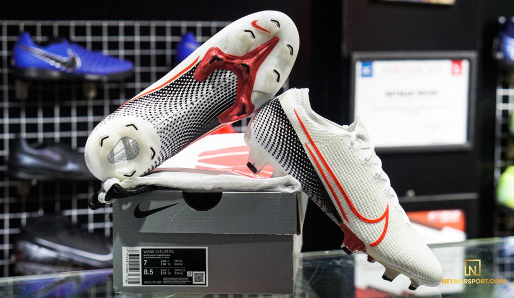 Nike Mercurial Vapor 13 Elite FG LAB2 - White/Laser Crimson/Black
