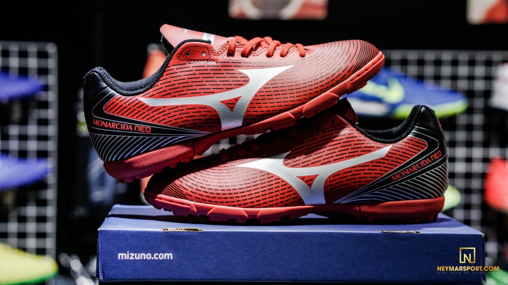 Mizuno Monarcida NEO SALA CLUB TF Red/White/Black