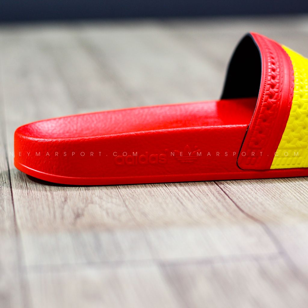 Dép chính hãng Adidas Adilette Spain - Red/Yellow