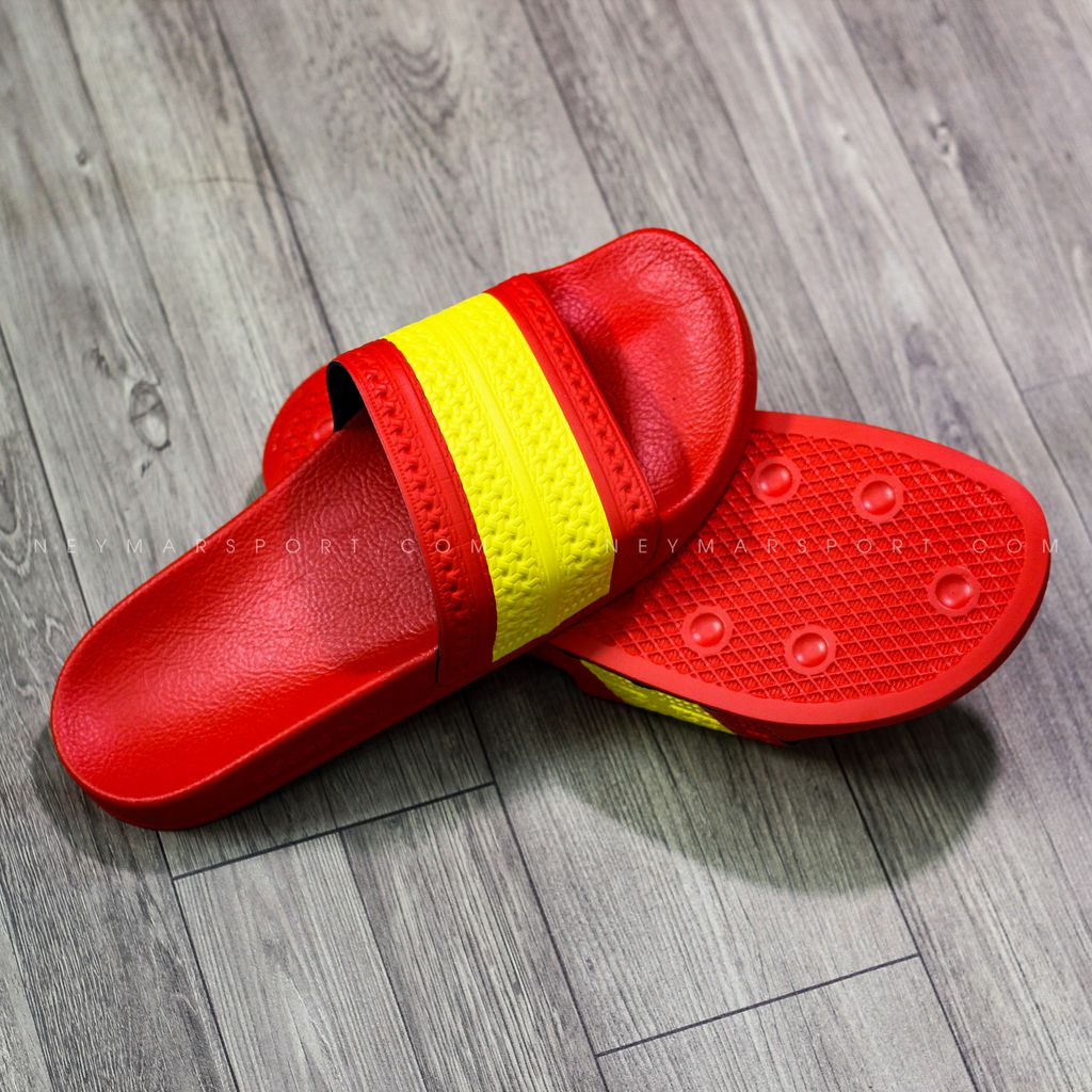 Dép chính hãng Adidas Adilette Spain - Red/Yellow