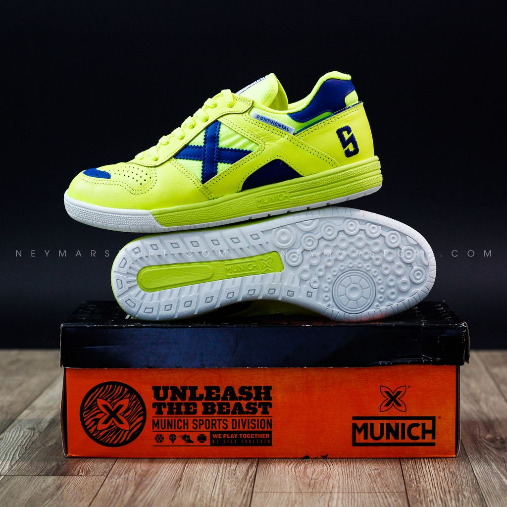 Giày đá bóng X MUNICH CONTINENTAL 911 - Solar Yellow/Blue 4100911
