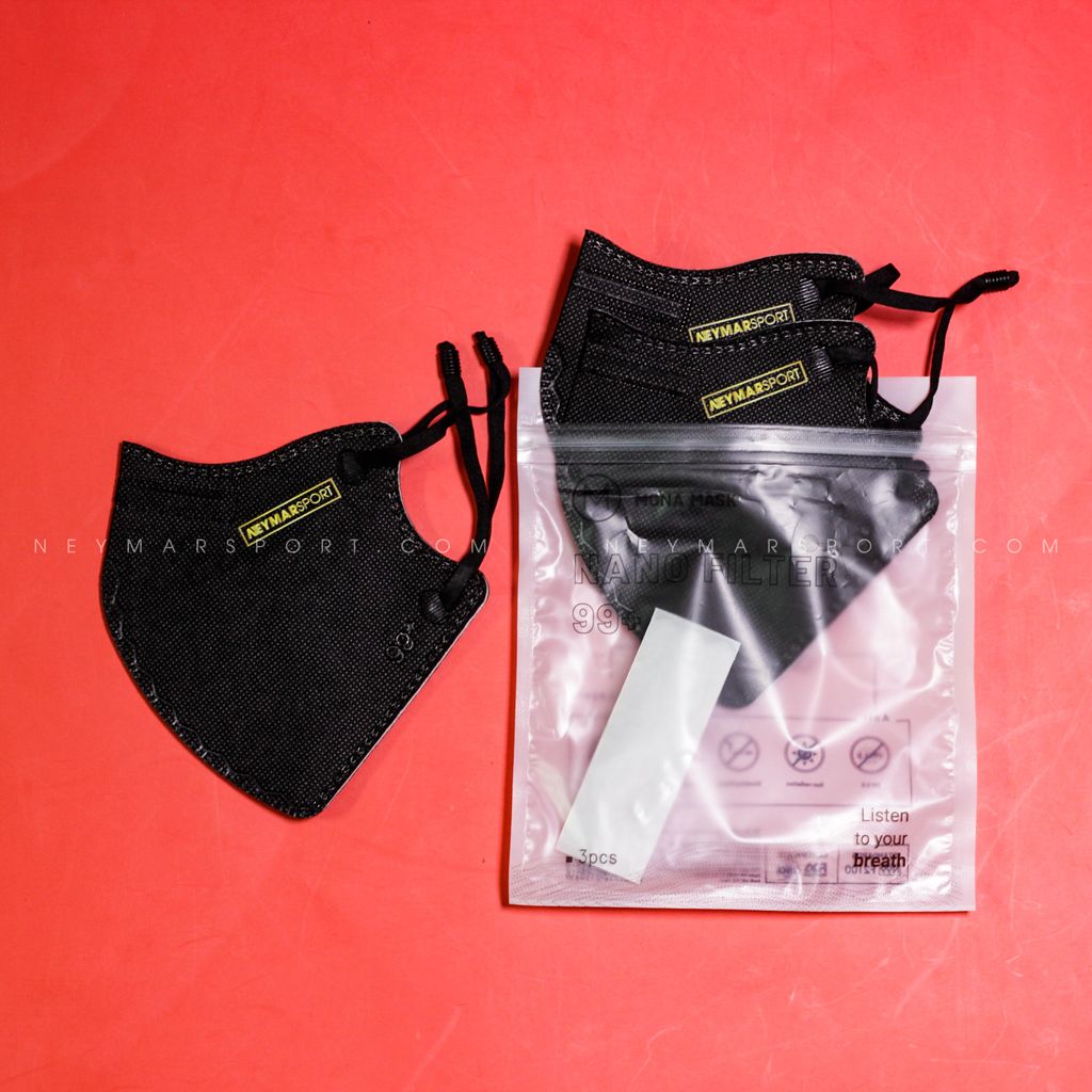 Khẩu trang 3D Neymarsport x Mona Mask tiêu chuẩn N99