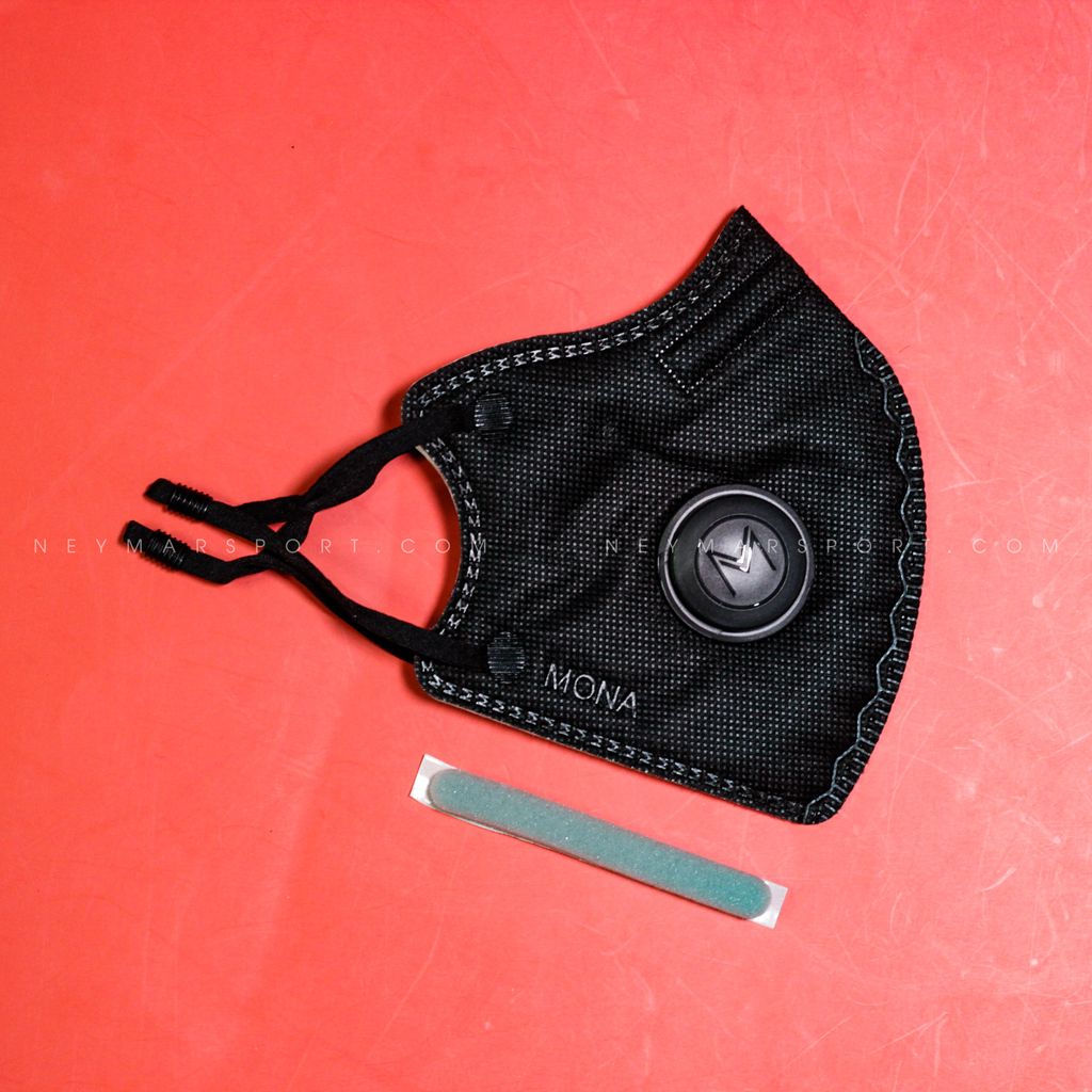 Khẩu trang 3D Neymarsport x Mona Mask tiêu chuẩn N99 có van