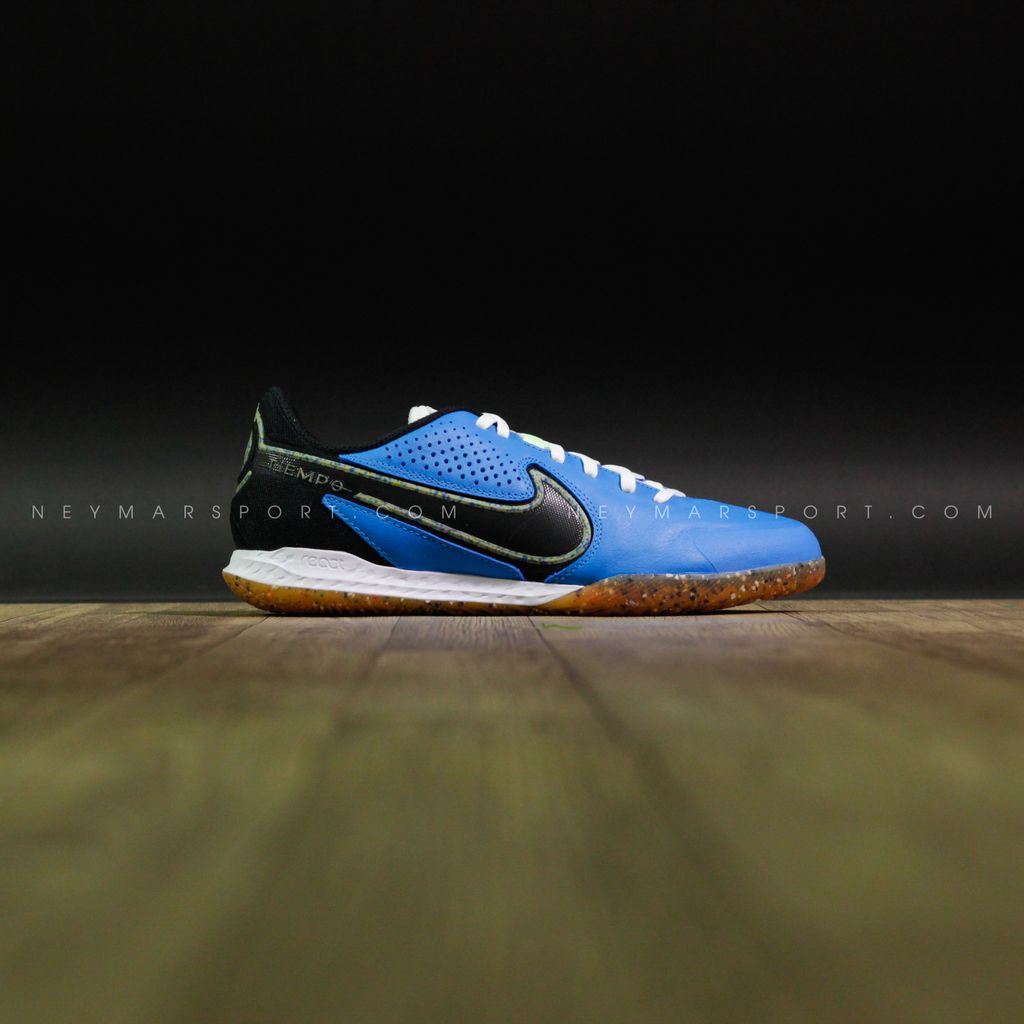 Giày đá bóng Nike Tiempo React Legend 9 Pro IC - Photo Blue/Neon Yellow/Black DA1183-403