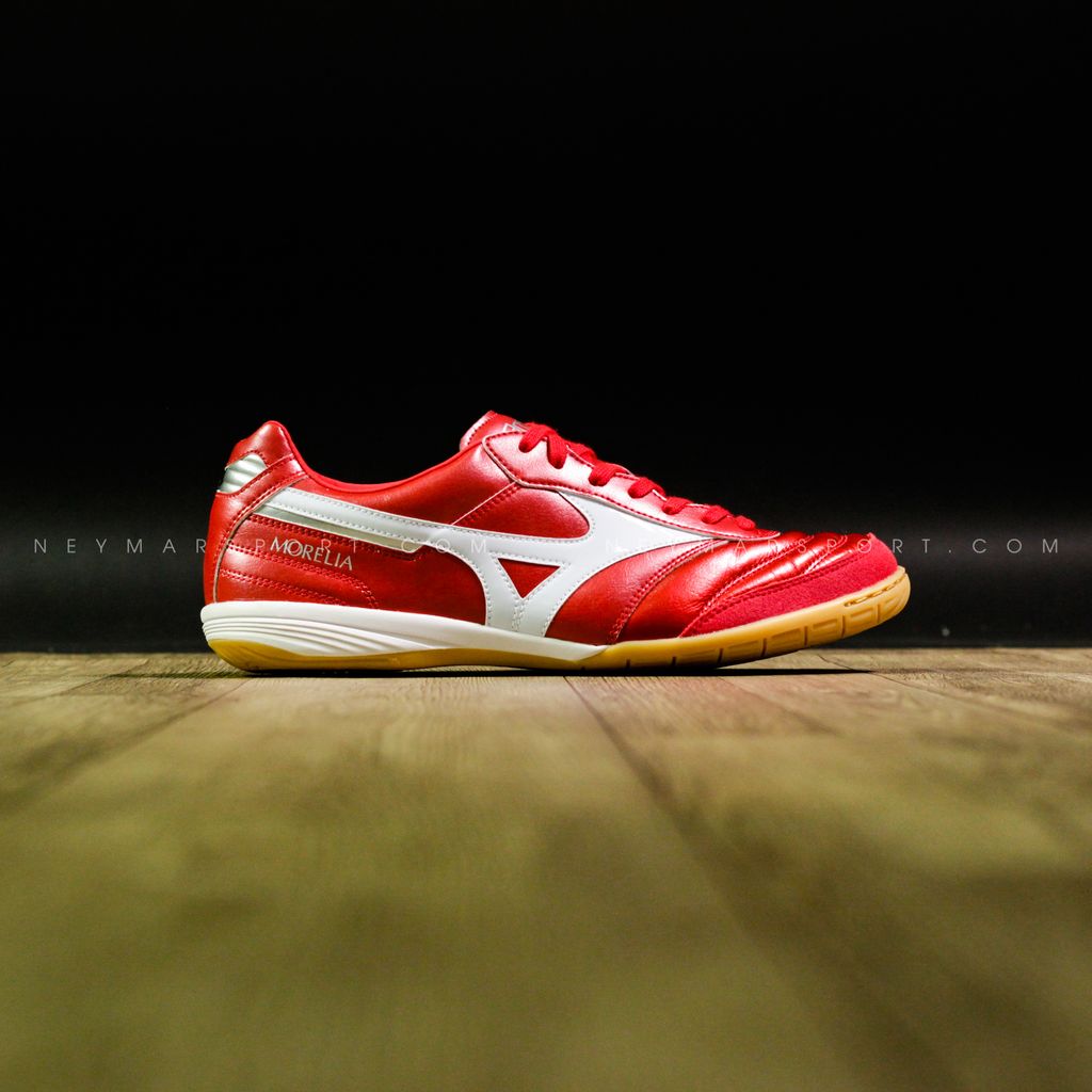 Mizuno Morelia Sala Elite IN Passion Red - High Risk Red/White