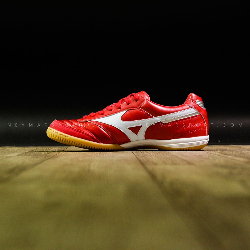 Mizuno Morelia Sala Elite IN Passion Red - High Risk Red/White