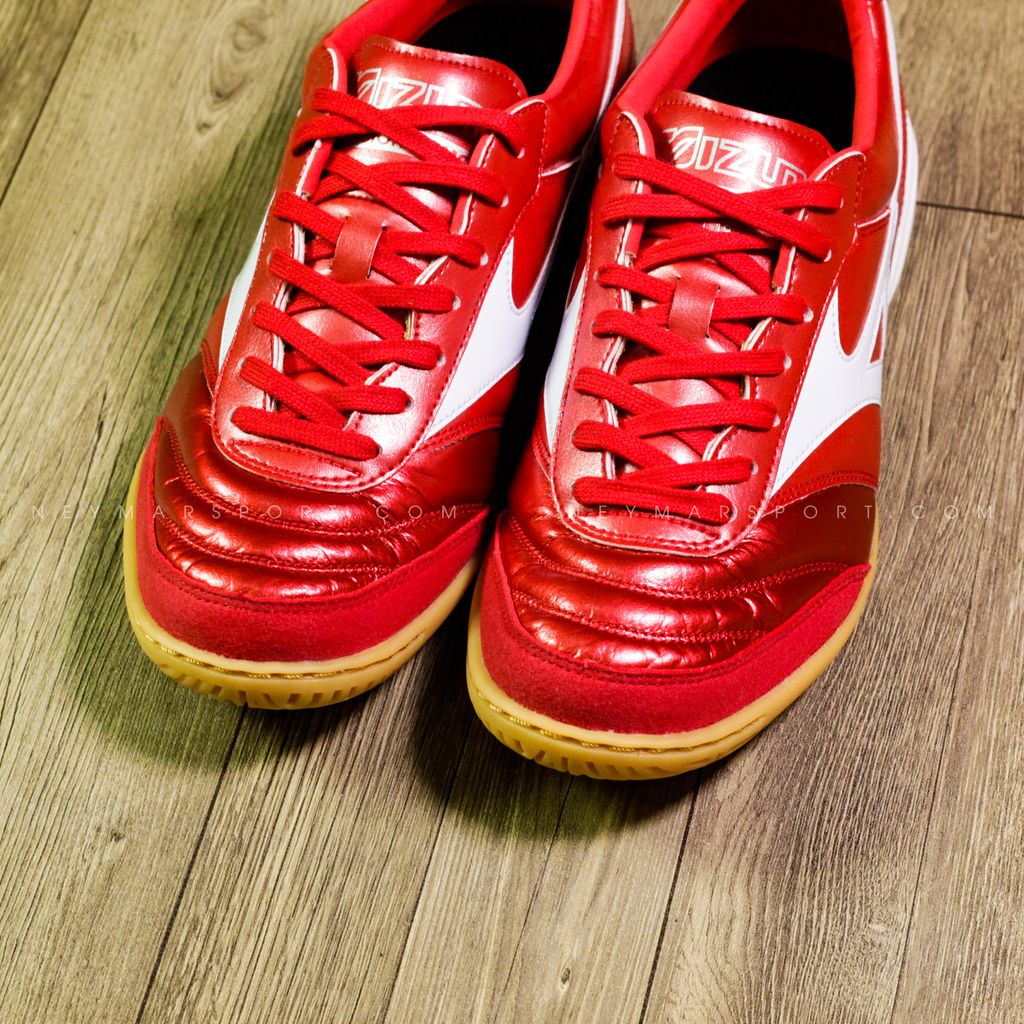 Mizuno Morelia Sala Elite IN Passion Red - High Risk Red/White