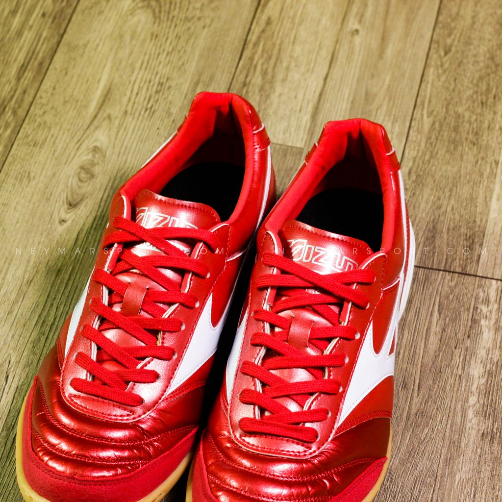 Mizuno Morelia Sala Elite IN Passion Red - High Risk Red/White