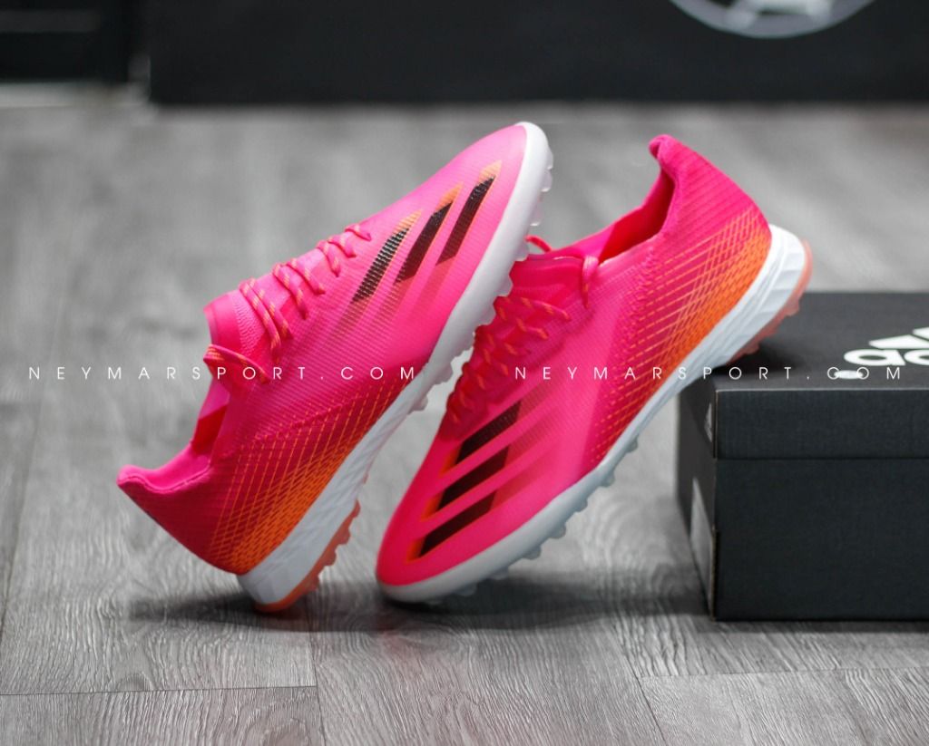 adidas X Ghosted .1 TF Superspectral - Shock Pink/Core Black/Screaming Orange