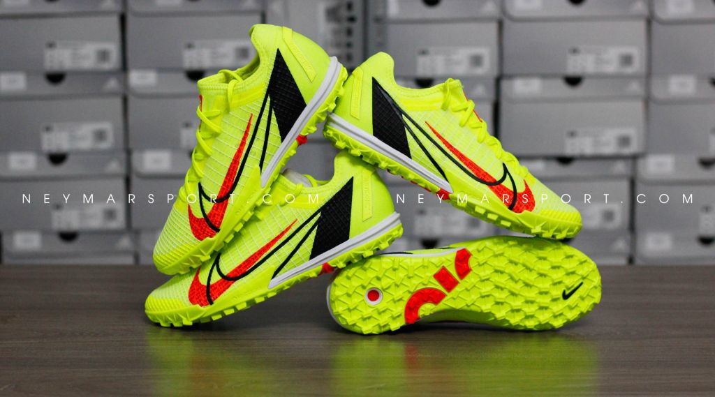 Nike Mercurial Zoom Vapor 14 Pro TF Motivation - Volt/Bright Crimson/Black