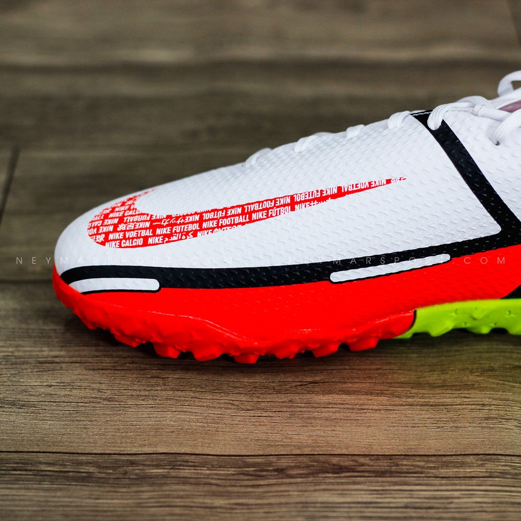 Nike Phantom GT 2 Academy TF Motivation - White/Bright Crimson/Volt