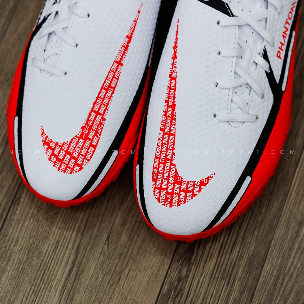 Nike Phantom GT 2 Academy TF Motivation - White/Bright Crimson/Volt