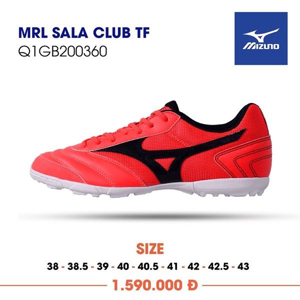 MIZUNO MORELIA SALA CLUB TF RED/BLACK
