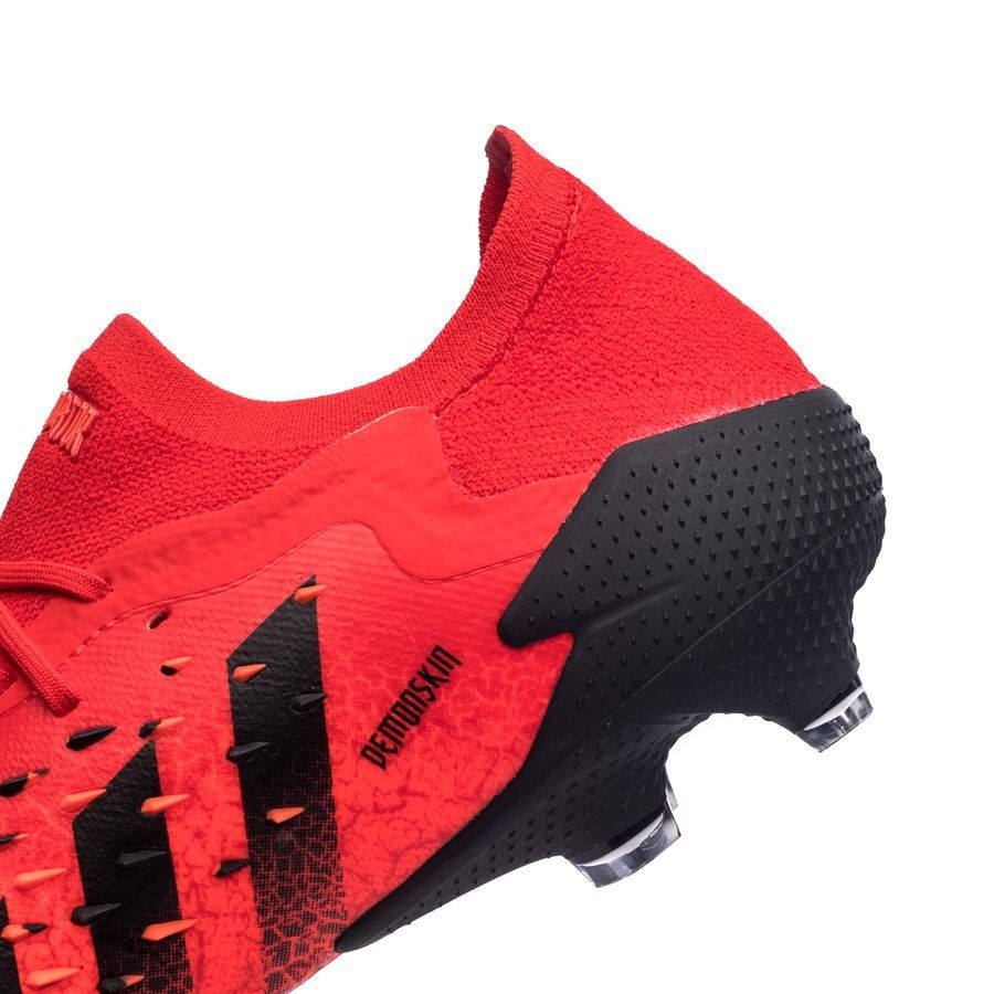 adidas Predator Freak .1 Low FG Meteorite - Red/Core Black/Solar Red