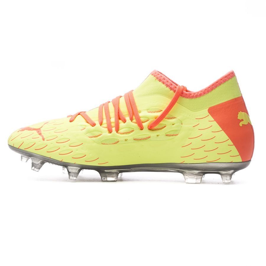 PUMA Future 5.3 Netfit FG/AG Rise - Energy Peach/Fizzy Yellow