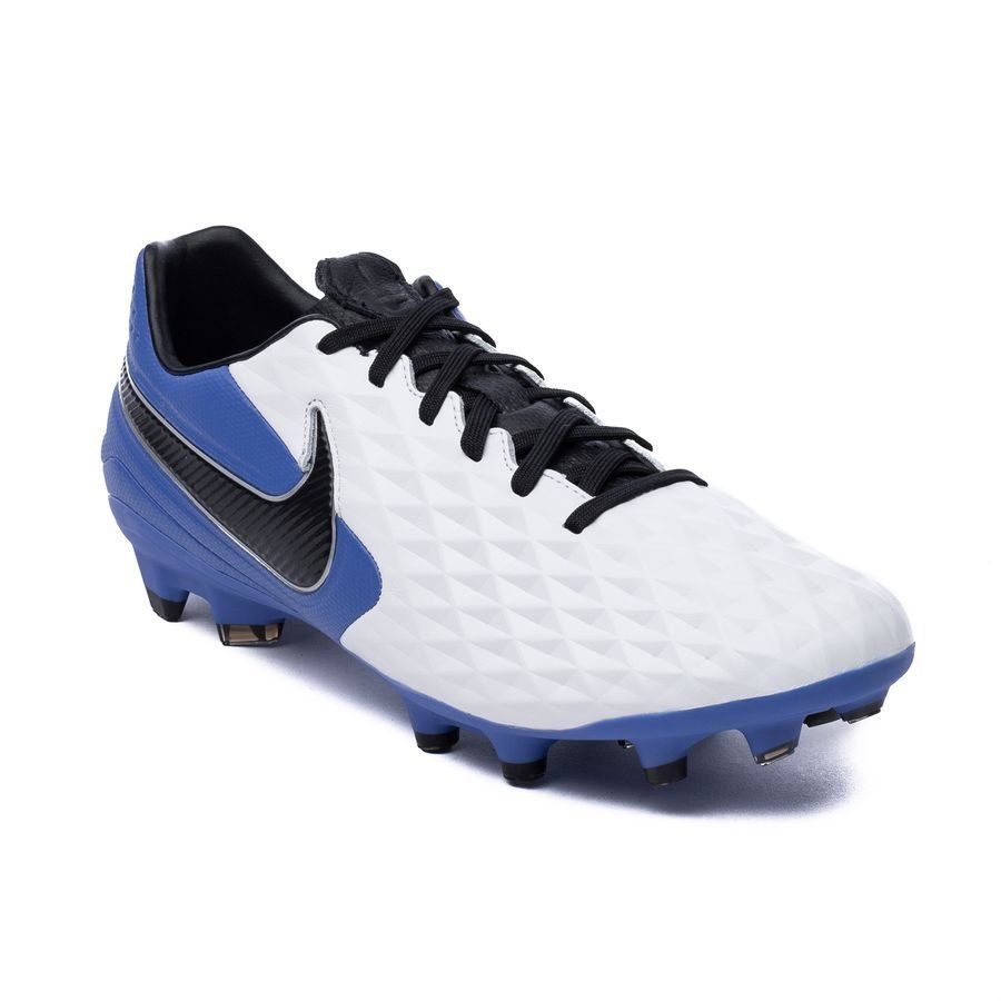 Nike Tiempo Legend 8 Pro FG Daybreak - White/Black/Hyper Royal/Metallic Silver
