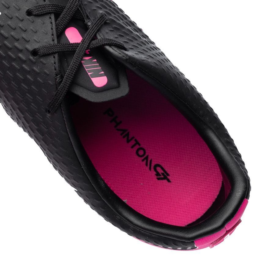 Nike Phantom GT Academy MG - Black/Metallic Silver/Pink Blast