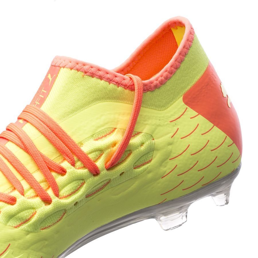 PUMA Future 5.3 Netfit FG/AG Rise - Energy Peach/Fizzy Yellow