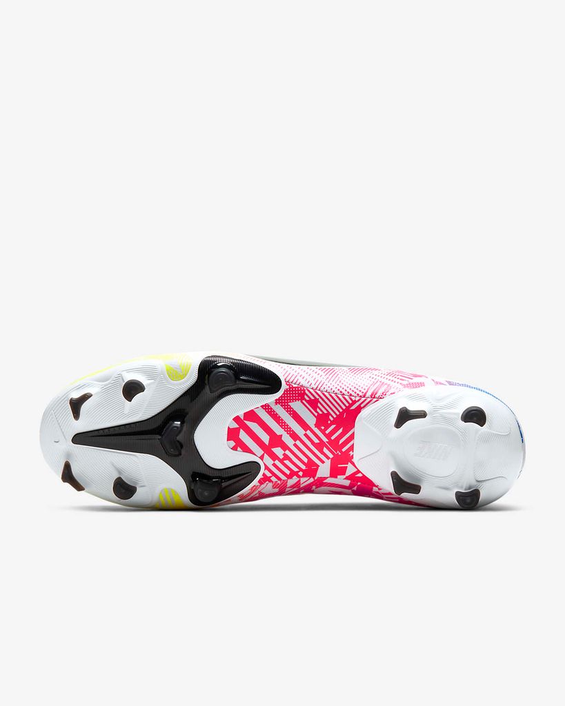 Nike Mercurial Vapor 13 Academy MG NJR Jogo Prismatico - White/Black/Racer Blue/Volt