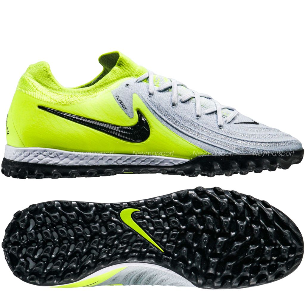 Giày đá bóng Nike Phantom GX II Pro TF Mad Voltage - Metallic Silver/Black/Volt FJ2583-003