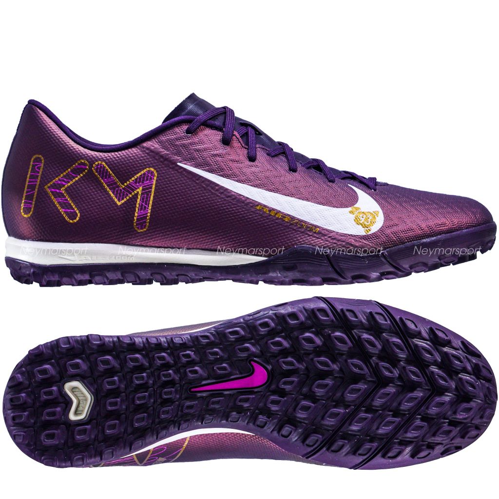 Giày đá bóng Nike Air Zoom Mercurial Vapor 16 Academy TF Mbappé Personal Edition - Grand Purple/Pale Ivory FQ8384-500
