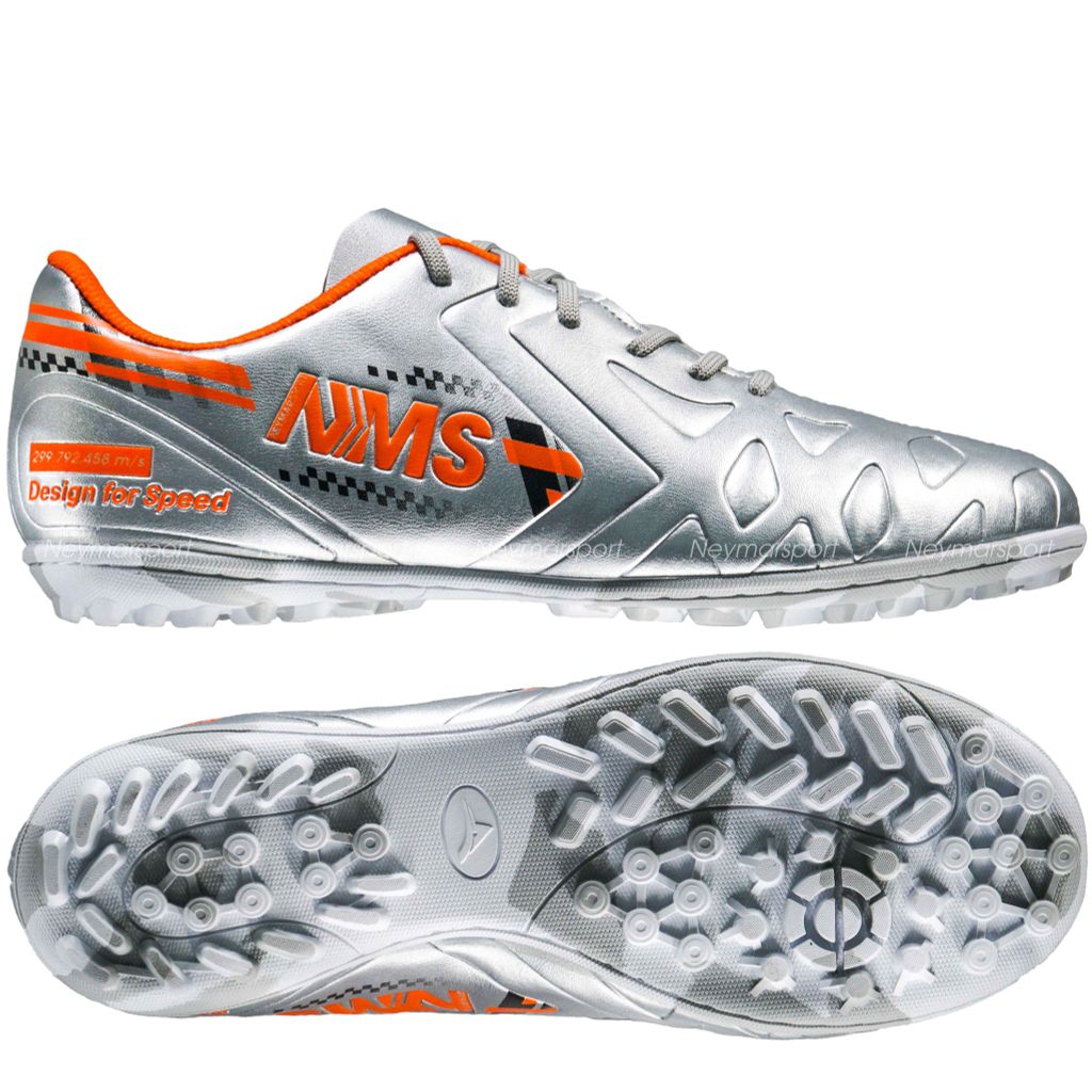 Giày đá bóng NMS FLASH - Grey/Orange
