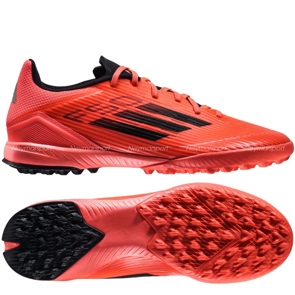 Giày đá bóng adidas F50 League TF Vivid Horizon - Turbo/Aurora Black/Platin Metallic IF1335
