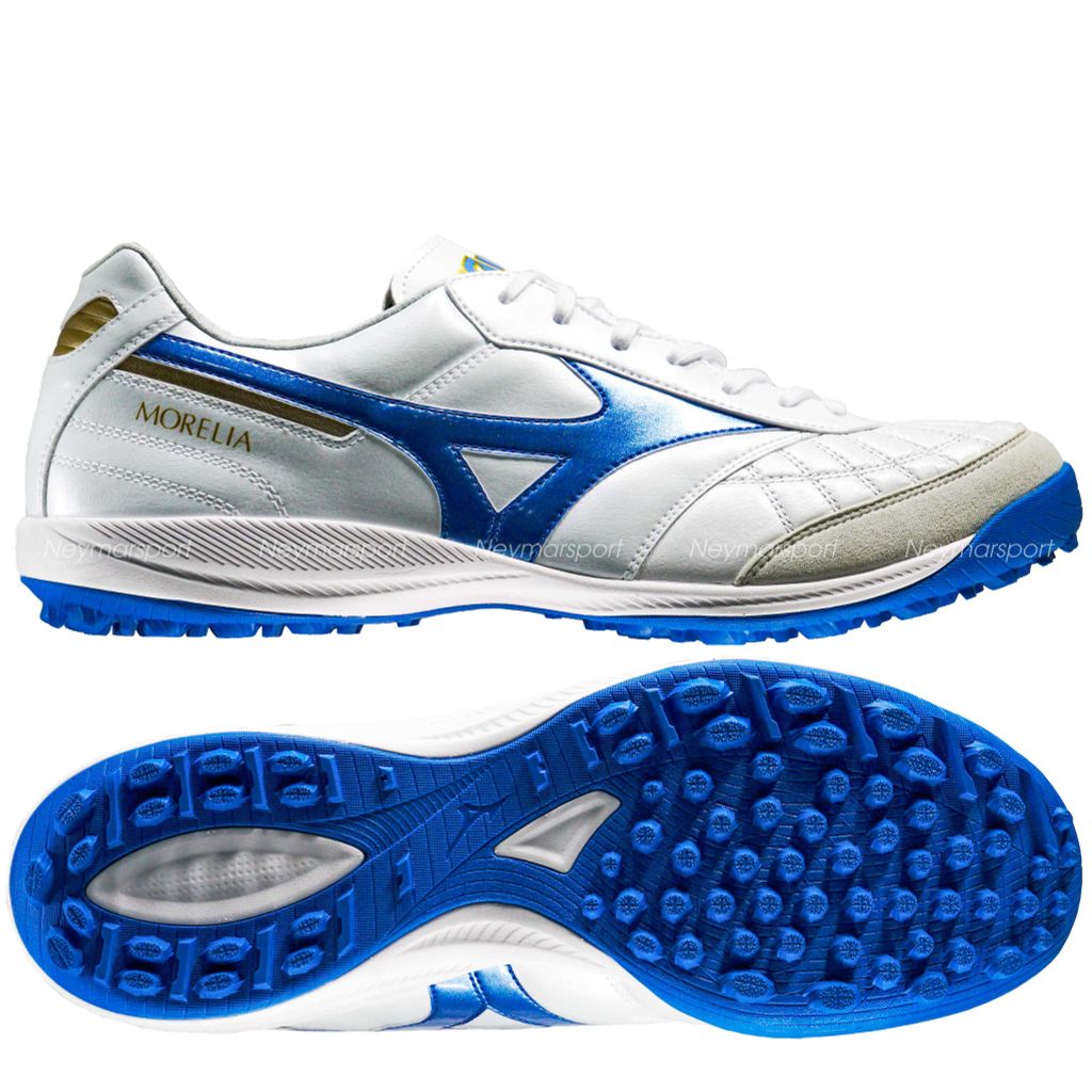 Giày đá bóng Mizuno Morelia Sala Made in Japan TF Mugen - White/Laser Blue Limited Edition Q1GB241125