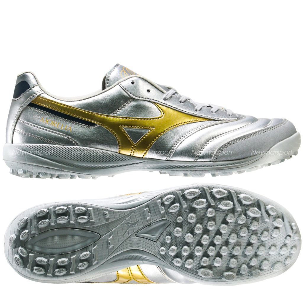 Giày đá bóng Mizuno Morelia Sala Pro AS TF Platinum Silver - Galaxy Silver/Cool Gray Q1GB251304