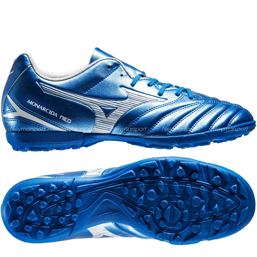 Giày đá bóng Mizuno Monarcida Neo lll Select TF Mugen - Laser Blue/White P1GD242527