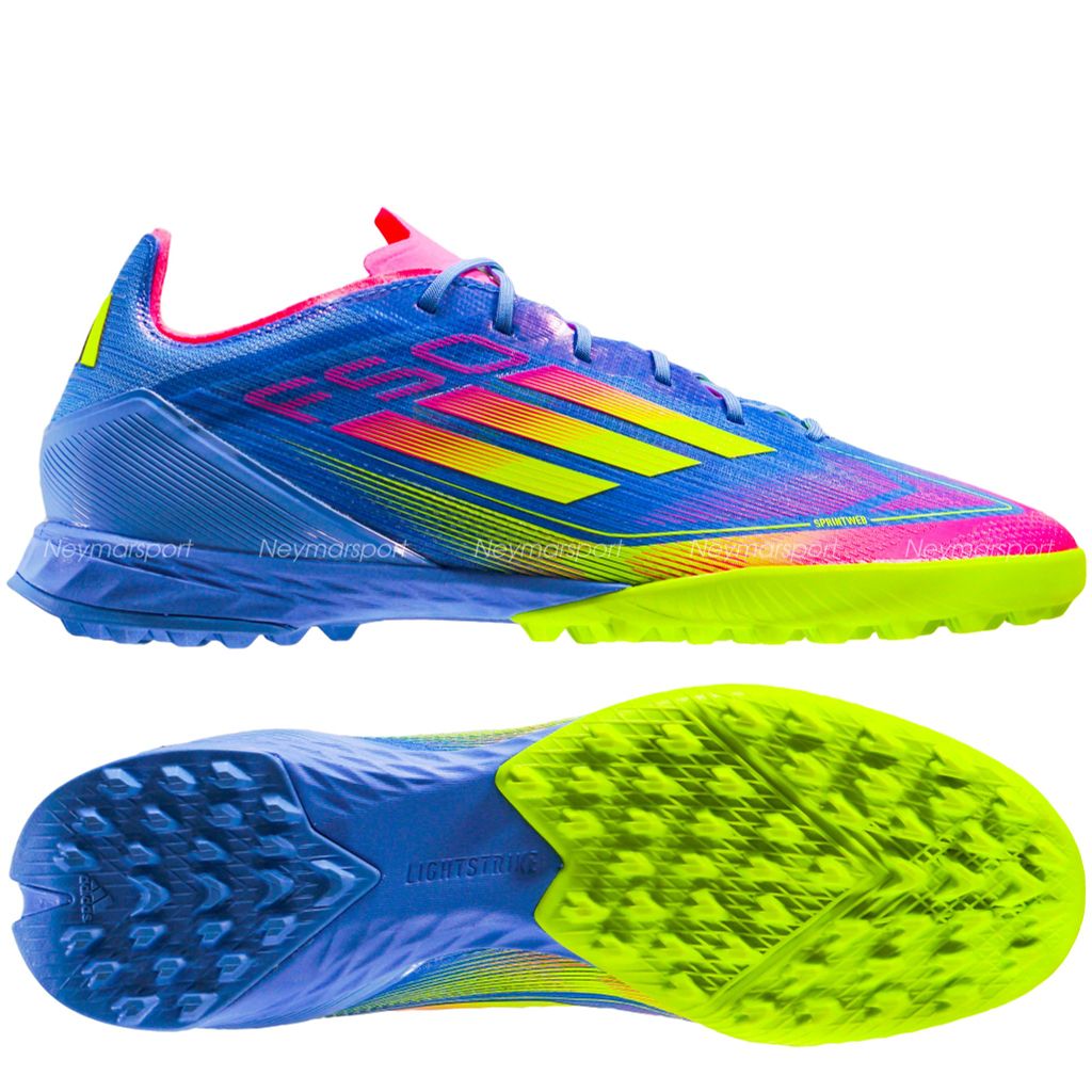 Giày đá bóng adidas F50 Pro TF Celestial Victory - Fusion Pink/Lucid Lemon/Lucid Pink IE1219